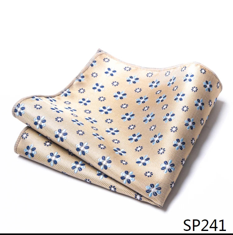 Gentleman’s Floral Elegance Pocket Square