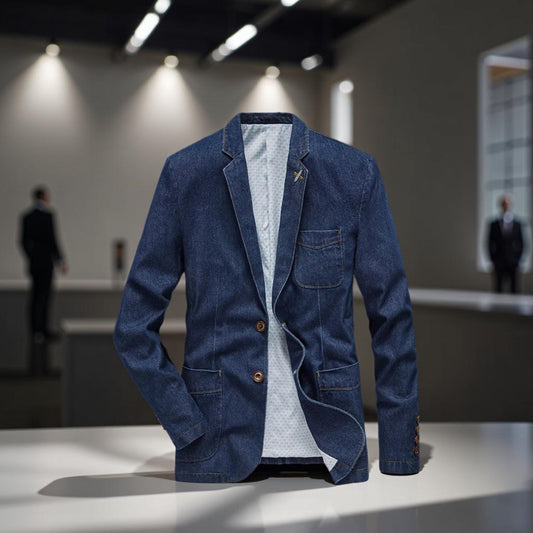 Urban Executive Denim Blazer