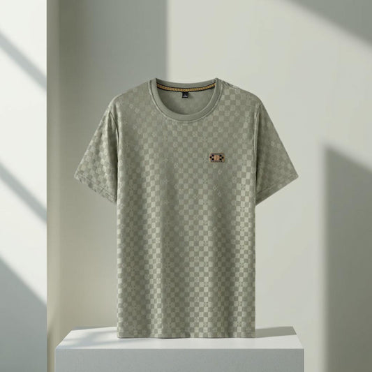 Men’s Classic Round Neck Badge T-Shirt