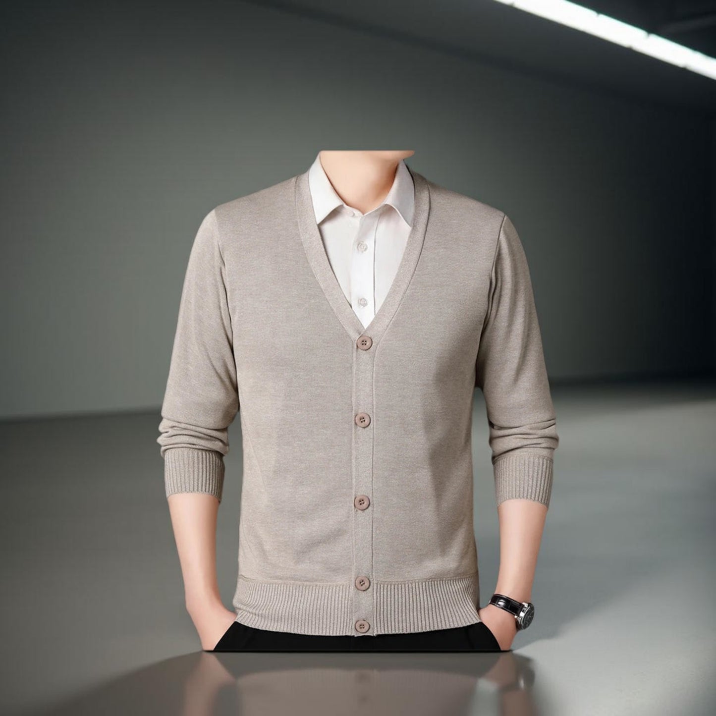 Men’s Seasonal Fleece Cardigan Jacket