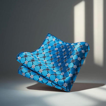 Gentleman’s Floral Elegance Pocket Square