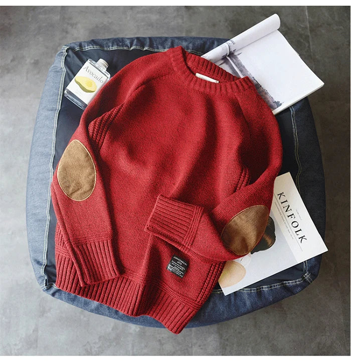 Men’s Luxe Patchwork Pullover