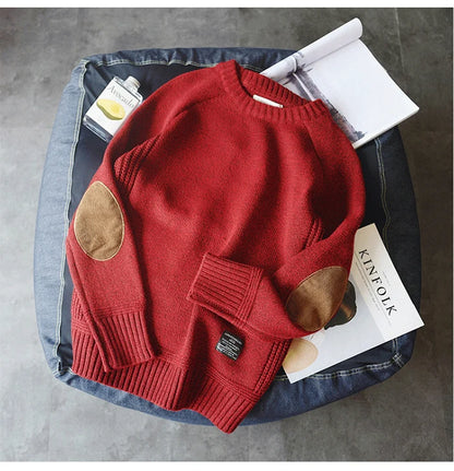Men’s Luxe Patchwork Pullover
