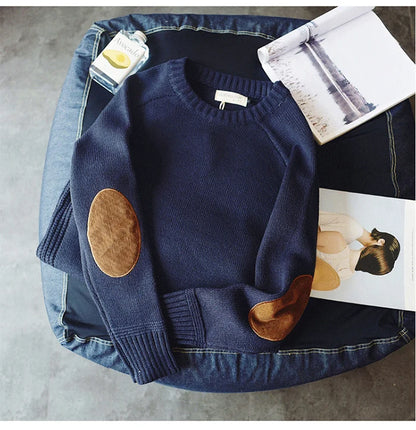 Men’s Luxe Patchwork Pullover