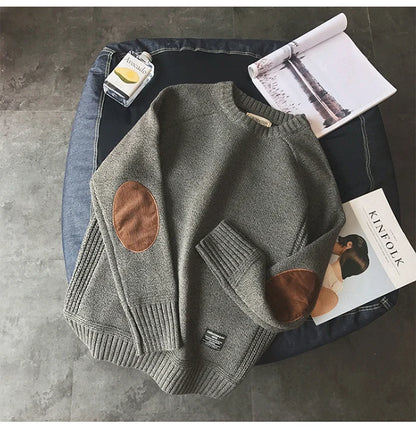 Men’s Luxe Patchwork Pullover