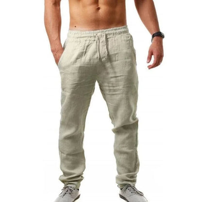 PureComfort™ Solid Linen Blend Pants