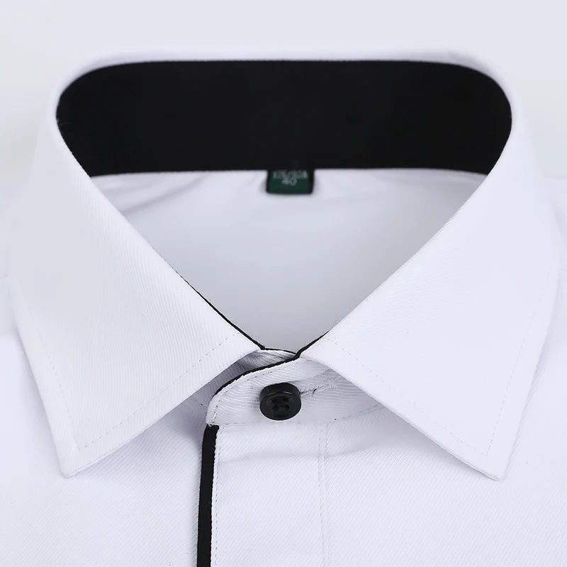 Elegance Contrast Men's Shirt