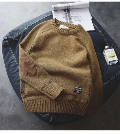 Men’s Luxe Patchwork Pullover