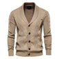 Men’s Business Casual Argyle Cardigan