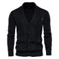 Men’s Business Casual Argyle Cardigan