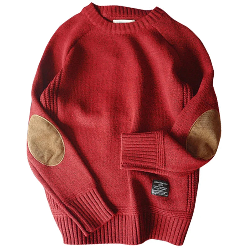 Men’s Luxe Patchwork Pullover
