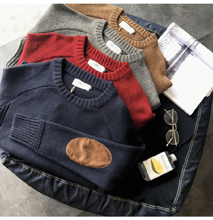 Men’s Luxe Patchwork Pullover