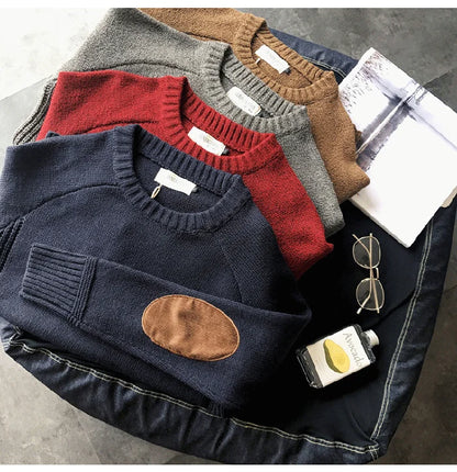 Men’s Luxe Patchwork Pullover