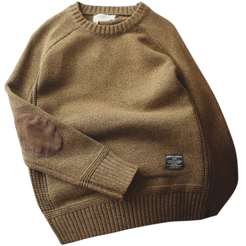 Men’s Luxe Patchwork Pullover