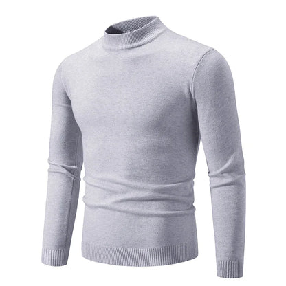 Men’s Luxe Half-Neck Knit Sweater