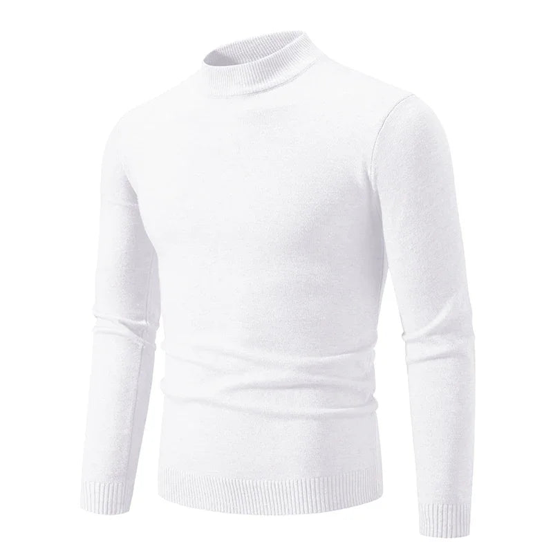 Men’s Luxe Half-Neck Knit Sweater