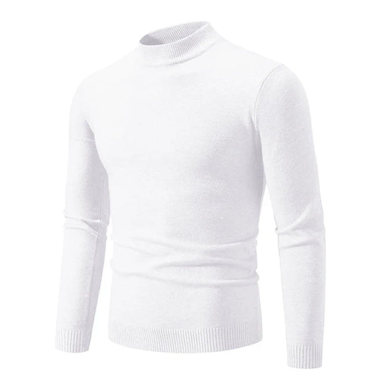 Men’s Luxe Half-Neck Knit Sweater