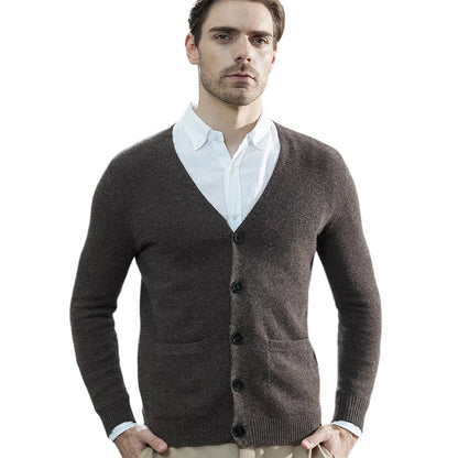 Men’s Merino Wool Knit Cardigan