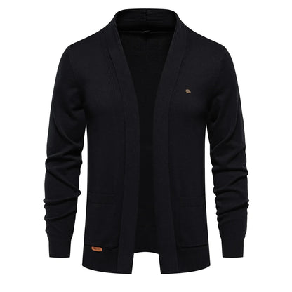 Luxury Cotton Knit Cardigan for Men