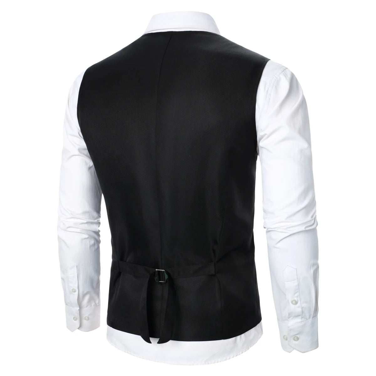 Stripped Elegance Men’s Suit Vest