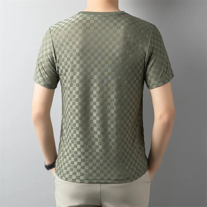 Men’s Classic Round Neck Badge T-Shirt