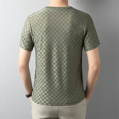 Men’s Classic Round Neck Badge T-Shirt