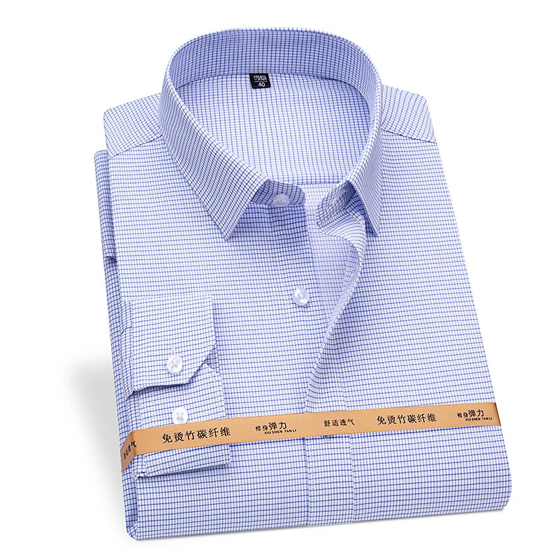 Premium Blend Men’s Long Sleeve Business Shirt