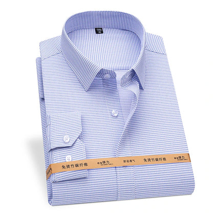 Premium Blend Men’s Long Sleeve Business Shirt