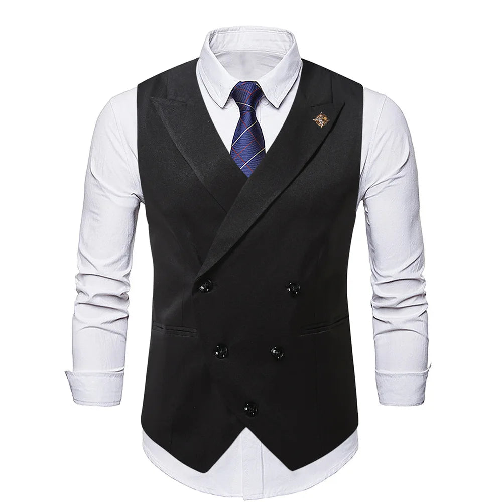 Gentleman’s Choice Black Suit Vest