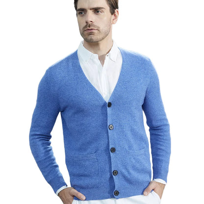 Men’s Merino Wool Knit Cardigan