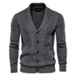 Men’s Business Casual Argyle Cardigan