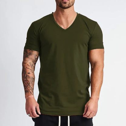 Men’s Summer V-Neck Training T-Shirt