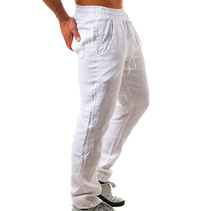 PureComfort™ Solid Linen Blend Pants