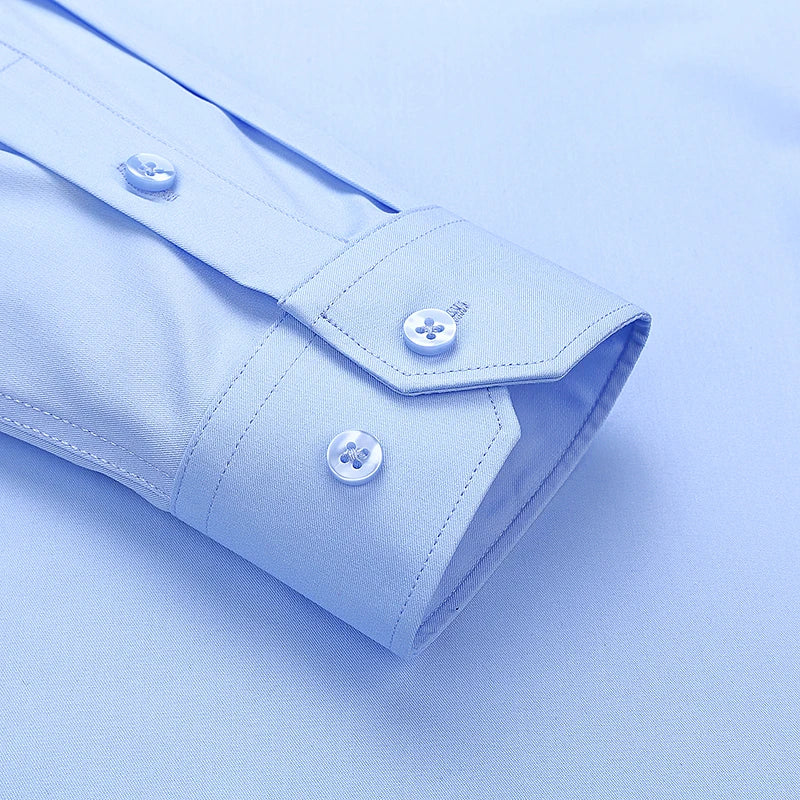 Premium Blend Men’s Long Sleeve Business Shirt