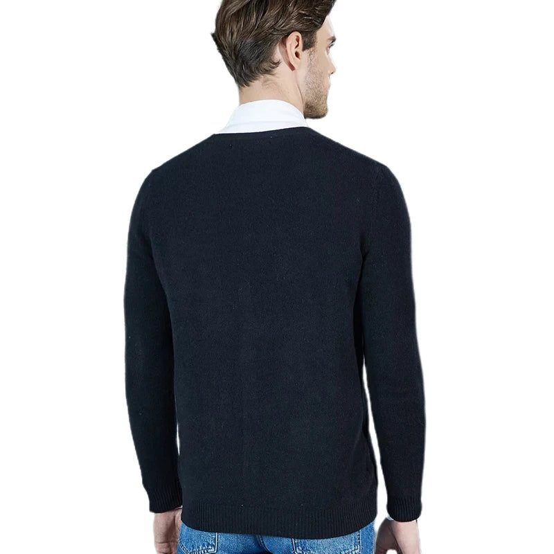 Men’s Merino Wool Knit Cardigan