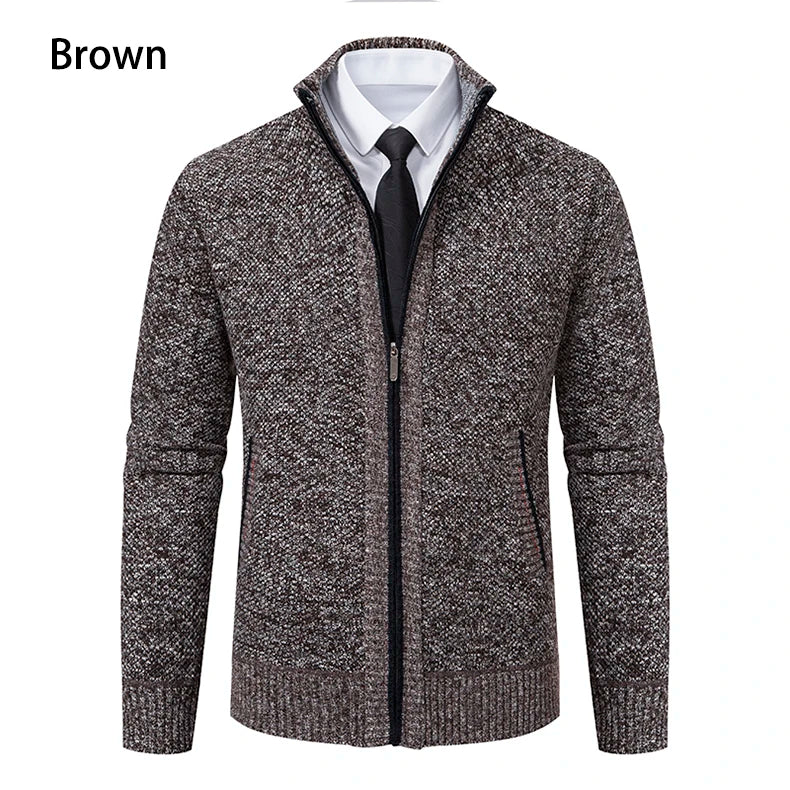 Men’s Knitted Sweater Cardigan – Warm & Comfort