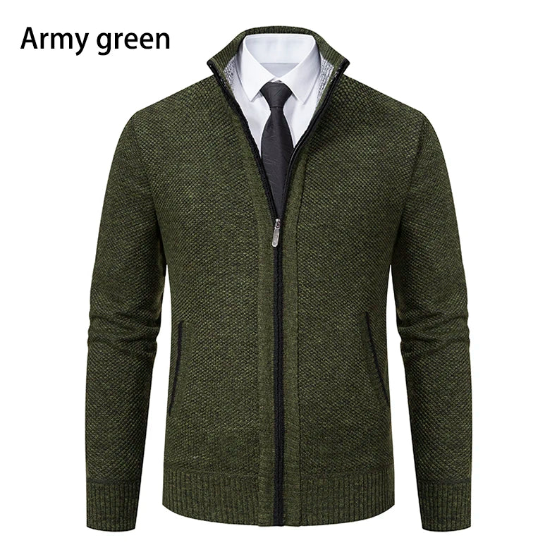 Men’s Knitted Sweater Cardigan – Warm & Comfort