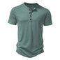 Premium Cotton Henley Tee – Men’s Casual Short Sleeve Polo