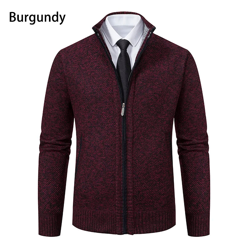 Men’s Knitted Sweater Cardigan – Warm & Comfort