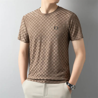 Men’s Classic Round Neck Badge T-Shirt