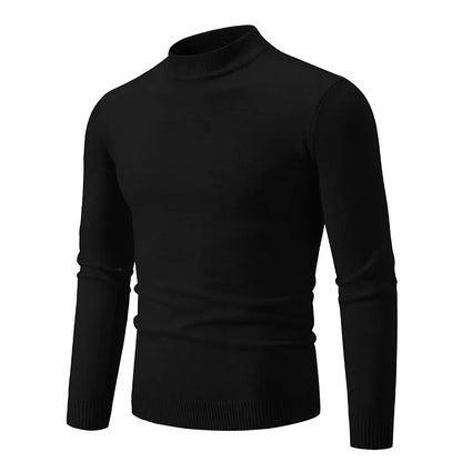 Men’s Luxe Half-Neck Knit Sweater