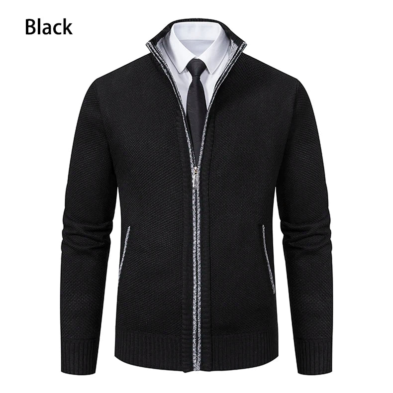 Men’s Knitted Sweater Cardigan – Warm & Comfort
