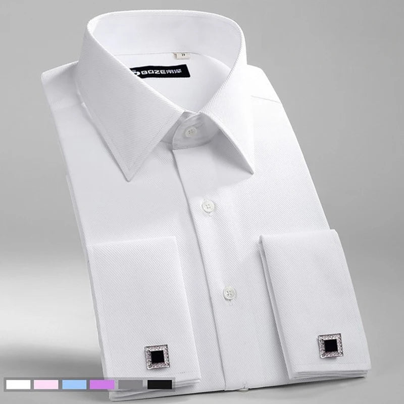 Formal Long Sleeve with Cufflink Detail