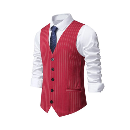 Elite Plaid Suit Vest for Men