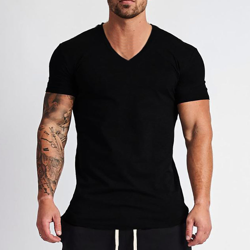 Men’s Summer V-Neck Training T-Shirt