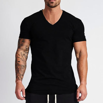 Men’s Summer V-Neck Training T-Shirt