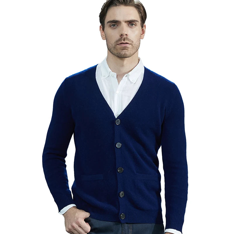 Men’s Merino Wool Knit Cardigan
