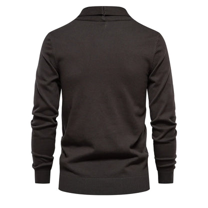 Luxury Cotton Knit Cardigan for Men