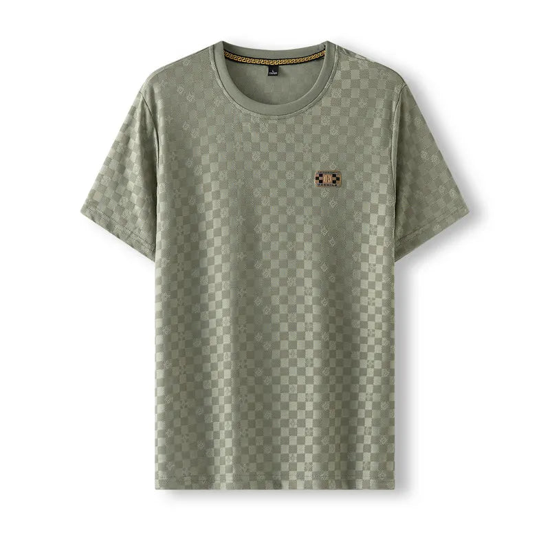 Men’s Classic Round Neck Badge T-Shirt
