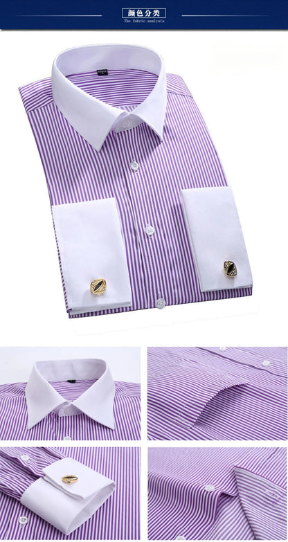 Formal Long Sleeve with Cufflink Detail
